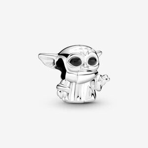 Authentic PANDORA baby yoda bracelet charm star wars sterling silver with pouch